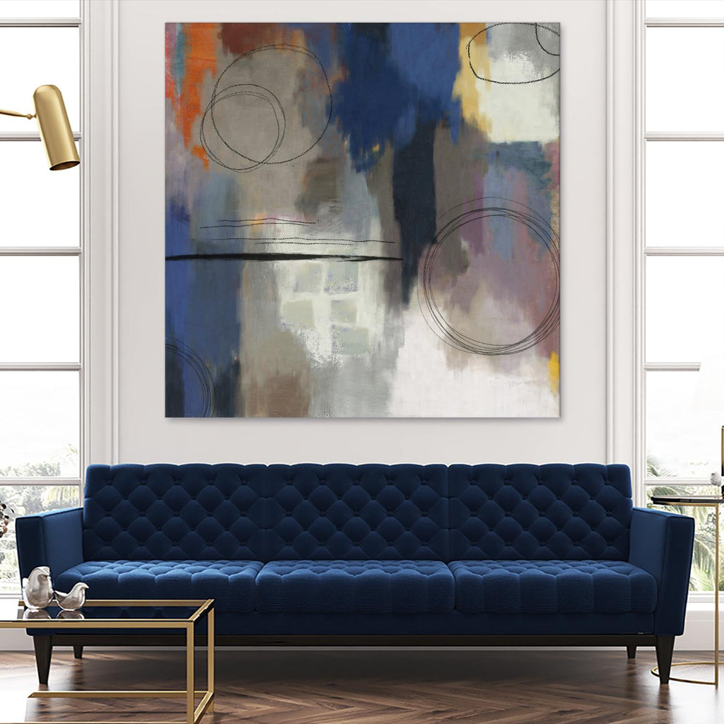Indigo Touch II by PI Studio on GIANT ART - blue abstract