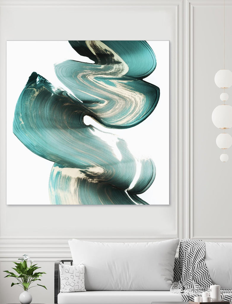 Swirl I by PI Studio on GIANT ART - white abstract