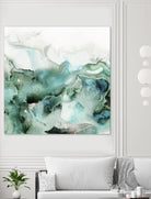 Mint Bubbles I by PI Studio on GIANT ART - white abstract