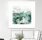 Mint Bubbles I by PI Studio on GIANT ART - white abstract