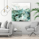 Mint Bubbles I by PI Studio on GIANT ART - white abstract