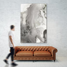 Mint Bubbles III Grey Version by PI Studio on GIANT ART - white abstract