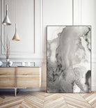 Mint Bubbles III Grey Version by PI Studio on GIANT ART - white abstract