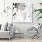 Gray Pink I by PI Studio on GIANT ART - white abstract