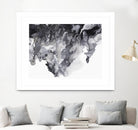 Black Drip by PI Studio on GIANT ART - white abstract