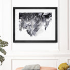 Black Drip by PI Studio on GIANT ART - white abstract