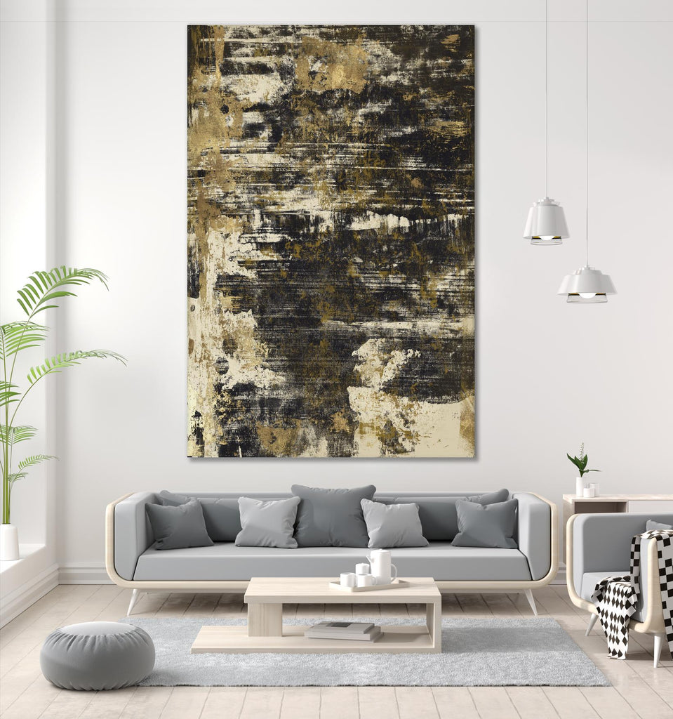 Slash I by PI Studio on GIANT ART - yellow abstract