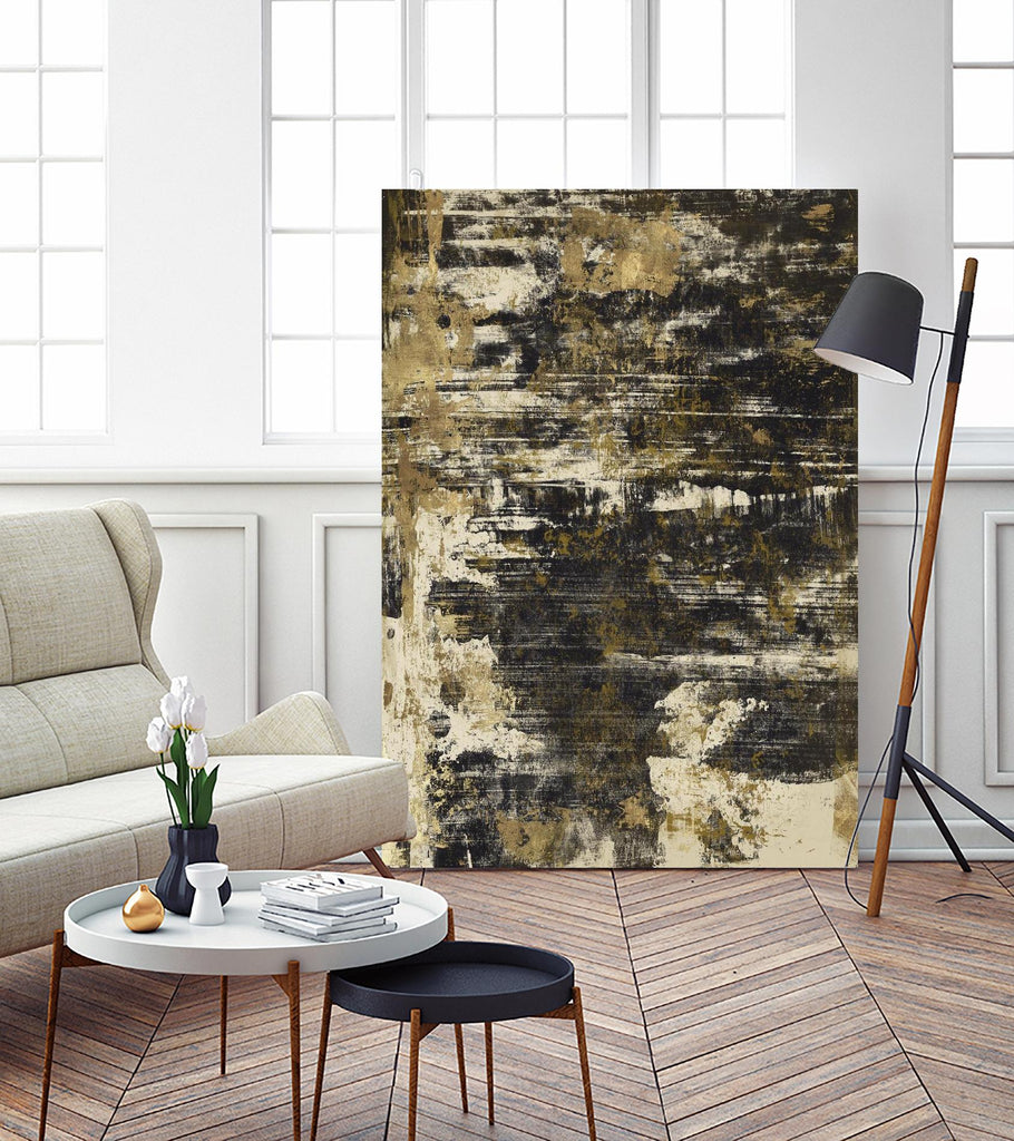 Slash I by PI Studio on GIANT ART - yellow abstract