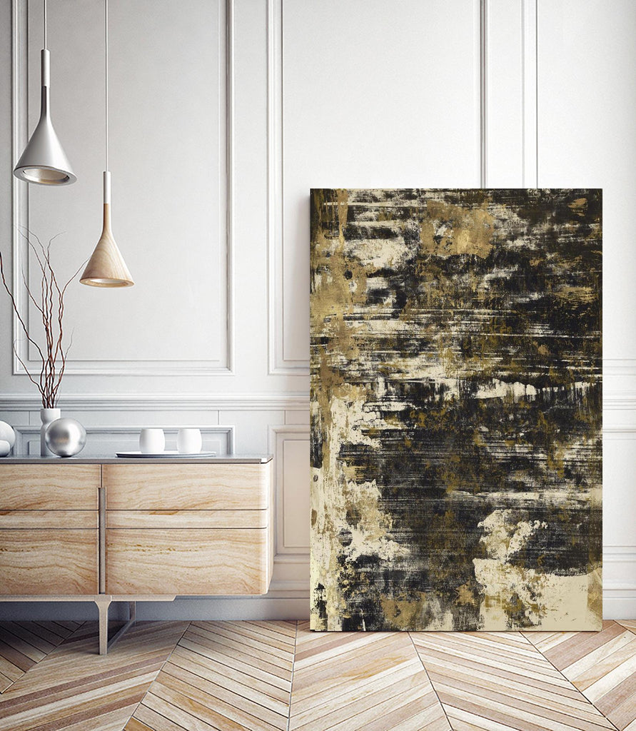 Slash I by PI Studio on GIANT ART - yellow abstract