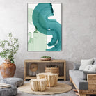 Green Movement I by PI Studio on GIANT ART - green abstract abstract