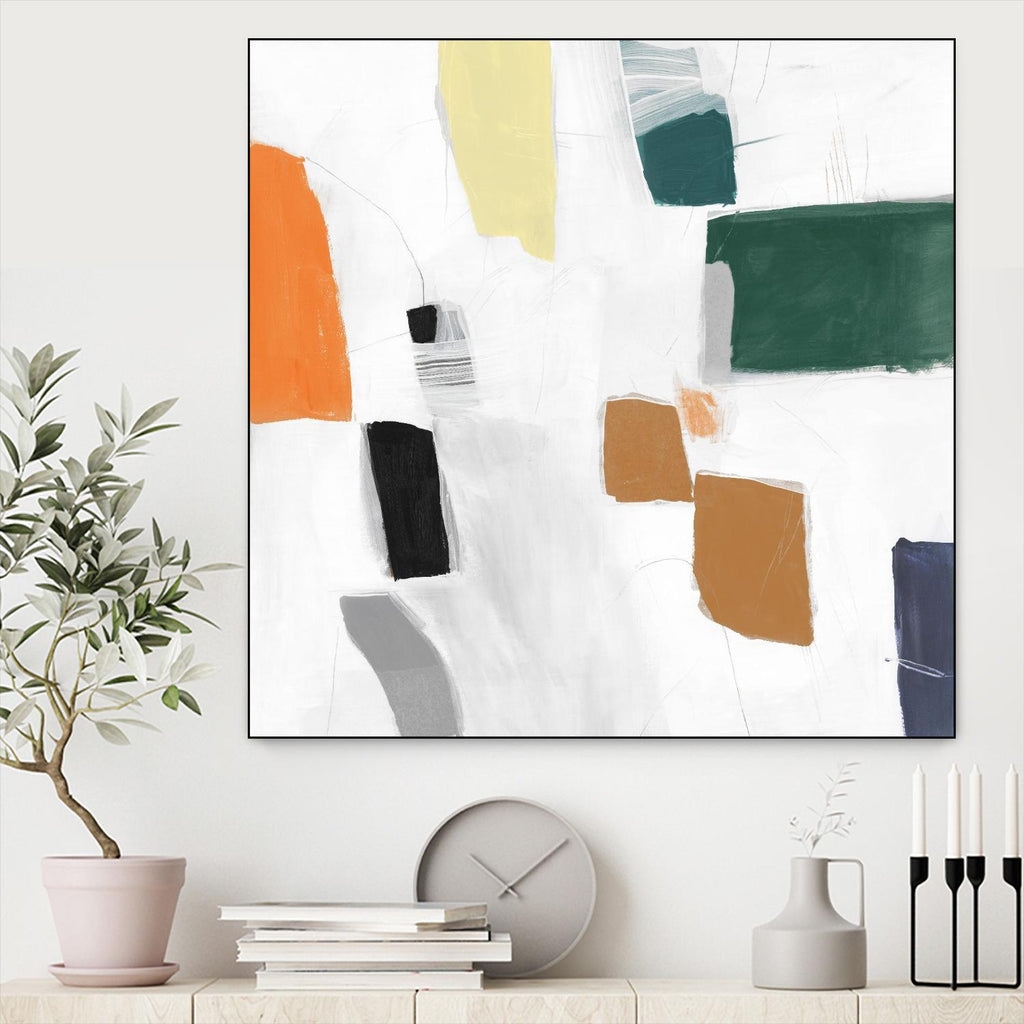 Reflecting Love I by PI Studio on GIANT ART - orange abstract abstract