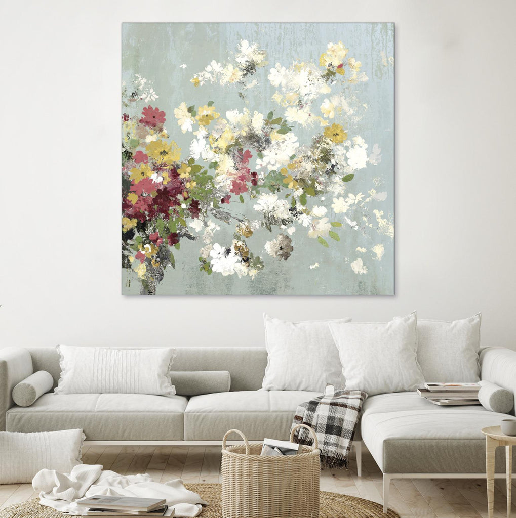 Abstract Bouquet II by Allison Pearce on GIANT ART - white floral