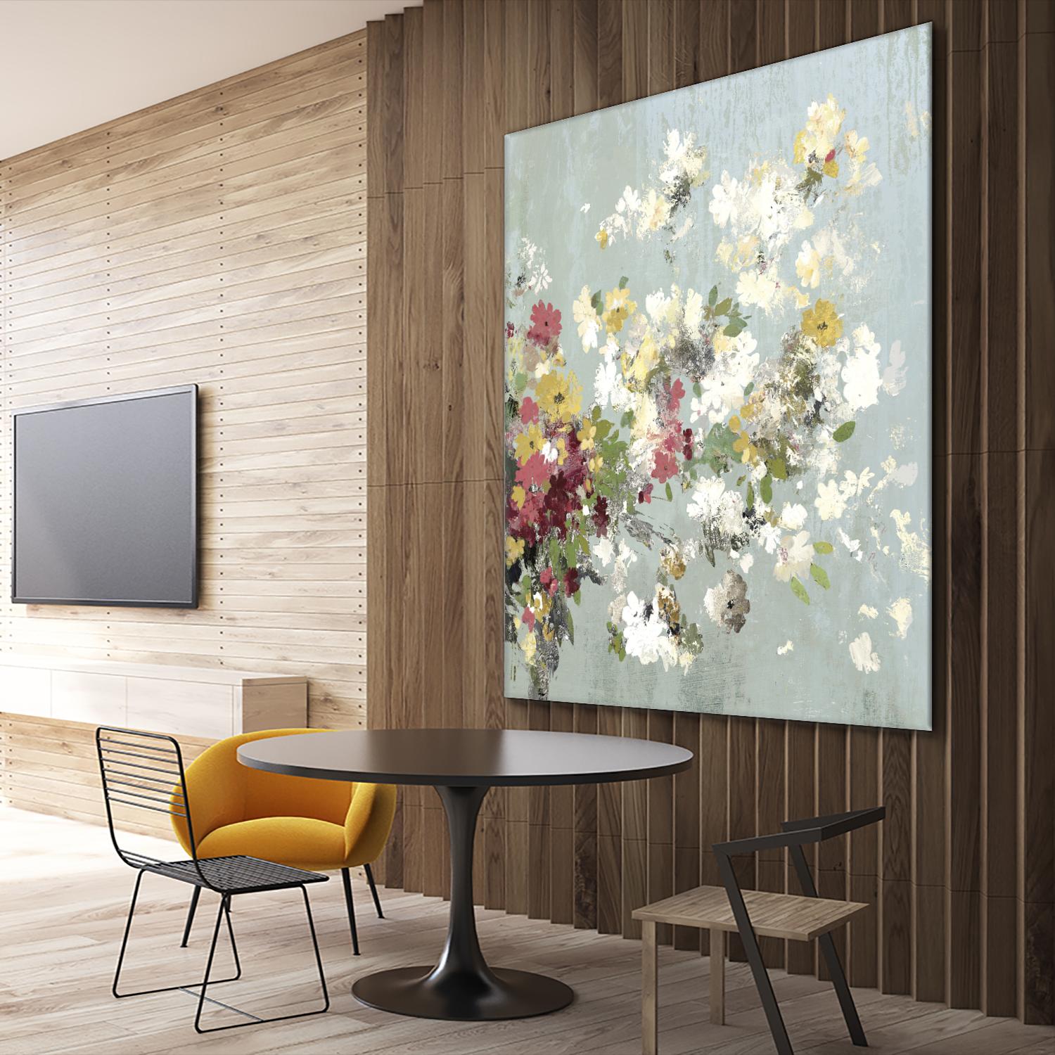 Abstract Bouquet II by Allison Pearce on GIANT ART - white floral