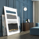 Stacked Stripes II by PI  Studio on GIANT ART - gold shapes