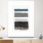 Stacked Stripes II by PI  Studio on GIANT ART - gold shapes