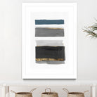 Stacked Stripes II by PI  Studio on GIANT ART - gold shapes