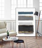 Stacked Stripes II by PI  Studio on GIANT ART - gold shapes