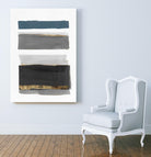 Stacked Stripes II by PI  Studio on GIANT ART - gold shapes