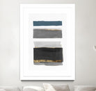 Stacked Stripes II by PI  Studio on GIANT ART - gold shapes