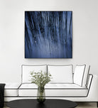 Lily Pond Blue III by Rebecca Cozart on GIANT ART - black photo art