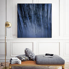 Lily Pond Blue III by Rebecca Cozart on GIANT ART - black photo art