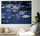 Lili Pond Blue VII by Marc Schacter on GIANT ART - grey photo art