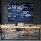 Lili Pond Blue VII by Marc Schacter on GIANT ART - grey photo art