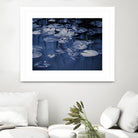 Lili Pond Blue VII by Marc Schacter on GIANT ART - grey photo art