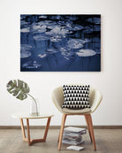 Lili Pond Blue VII by Marc Schacter on GIANT ART - grey photo art