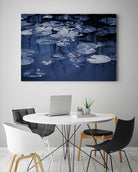 Lili Pond Blue VII by Marc Schacter on GIANT ART - grey photo art