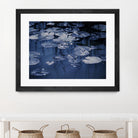Lili Pond Blue VII by Marc Schacter on GIANT ART - grey photo art