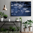 Lili Pond Blue VII by Marc Schacter on GIANT ART - grey photo art