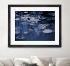 Lili Pond Blue VII by Marc Schacter on GIANT ART - grey photo art