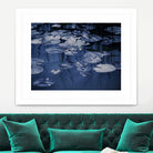 Lili Pond Blue VII by Marc Schacter on GIANT ART - grey photo art