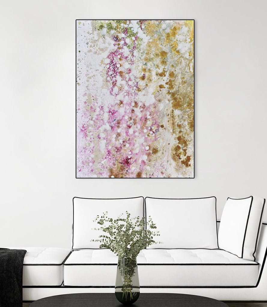 Pink Modern II by Michelle Rivera on GIANT ART - pink abstract