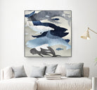 Whale Watching II by Edward Selkirk on GIANT ART - beige nautical