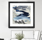 Whale Watching II by Edward Selkirk on GIANT ART - beige nautical