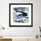 Whale Watching II by Edward Selkirk on GIANT ART - beige nautical