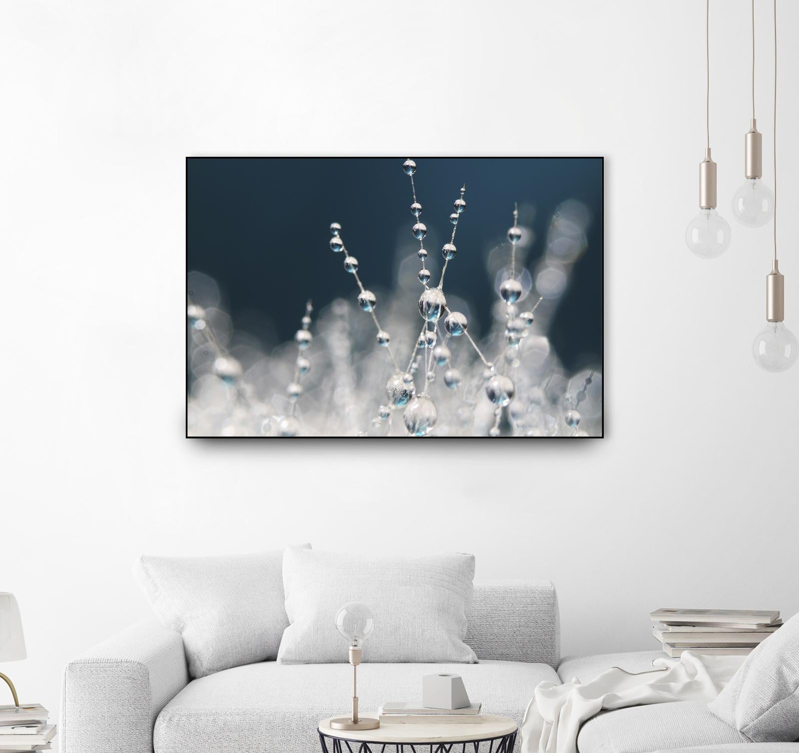 Snow white Ice blue by Sharon Johnstone on GIANT ART - white winter scenes