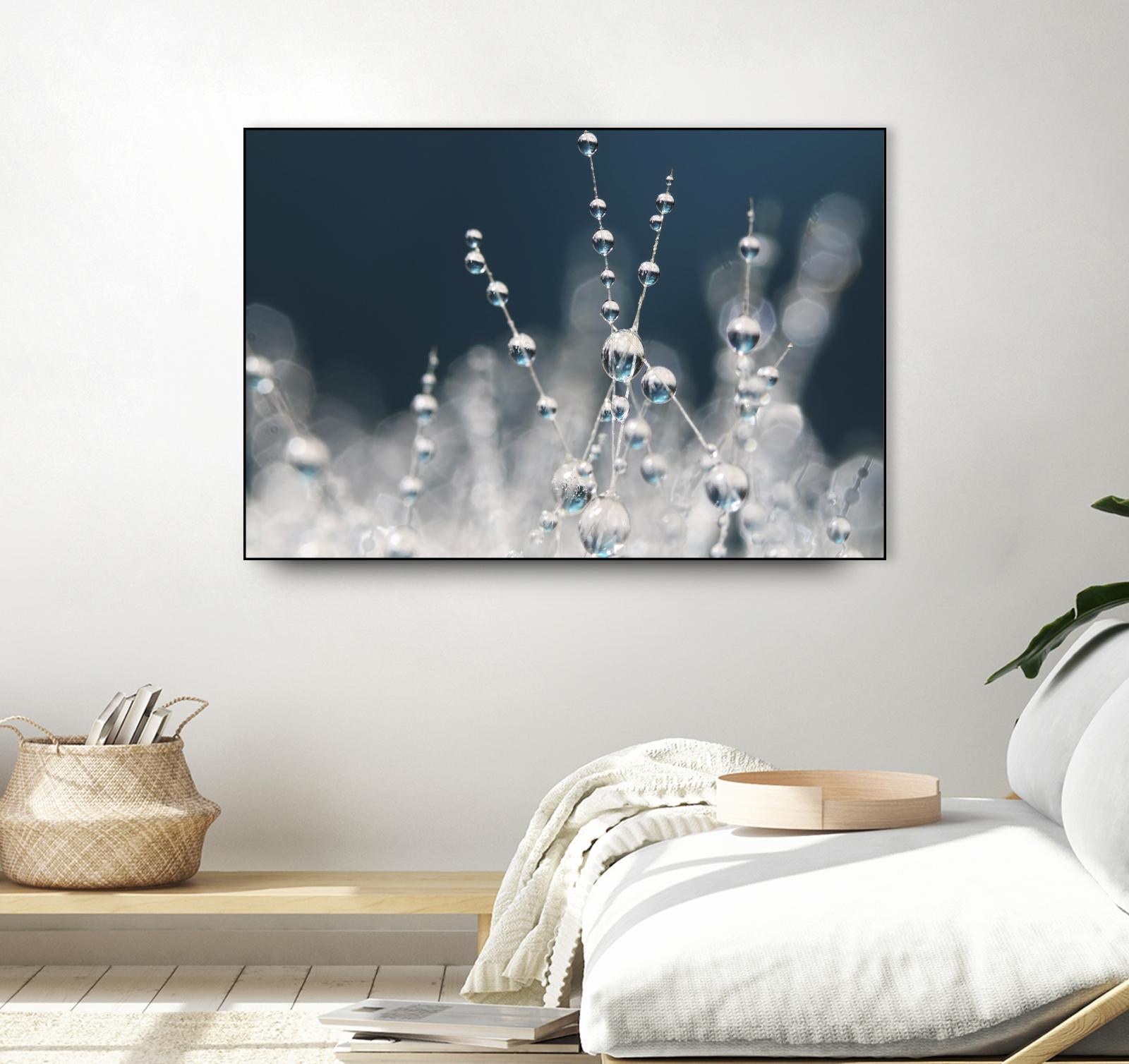 Snow white Ice blue by Sharon Johnstone on GIANT ART - white winter scenes