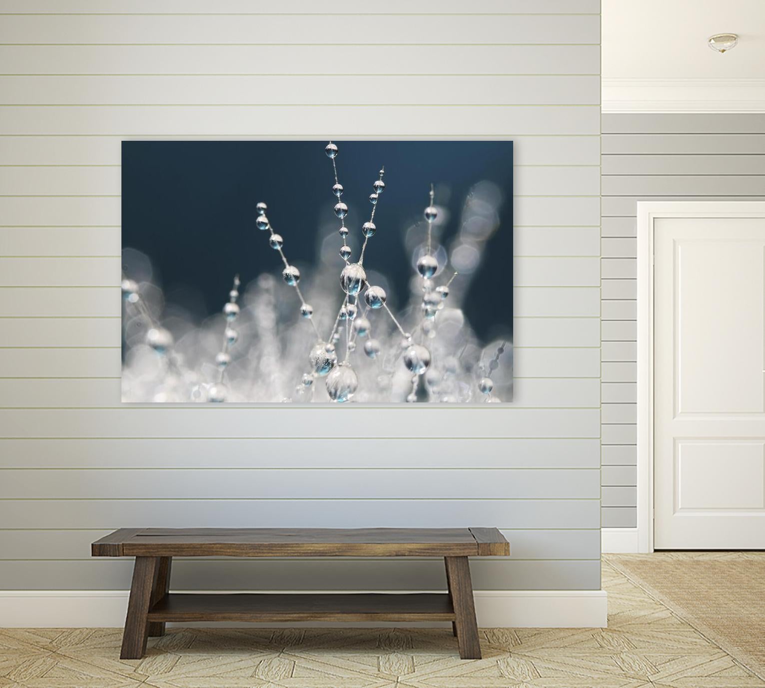 Snow white Ice blue by Sharon Johnstone on GIANT ART - white winter scenes