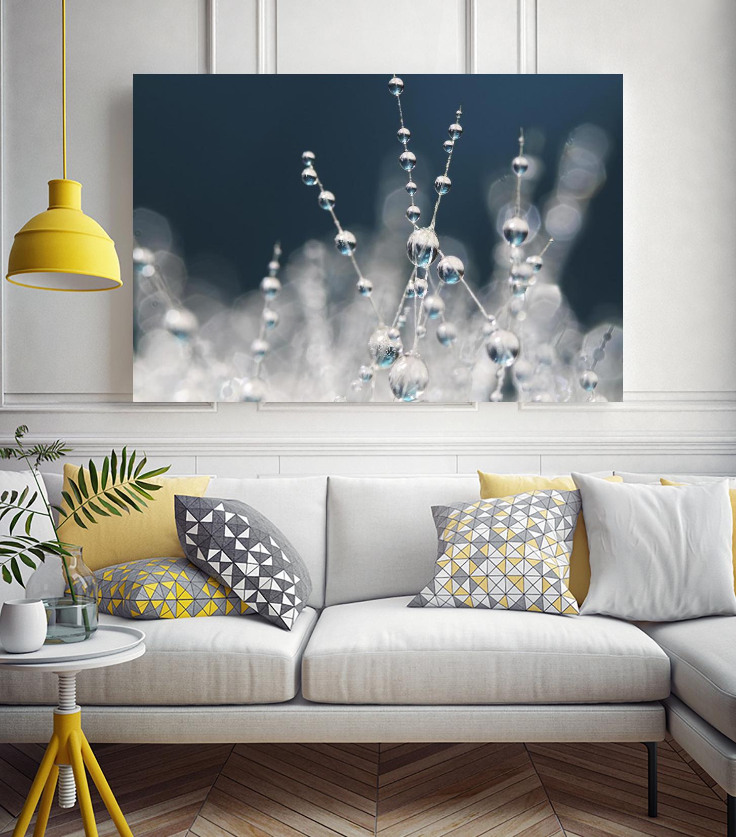 Snow white Ice blue by Sharon Johnstone on GIANT ART - white winter scenes