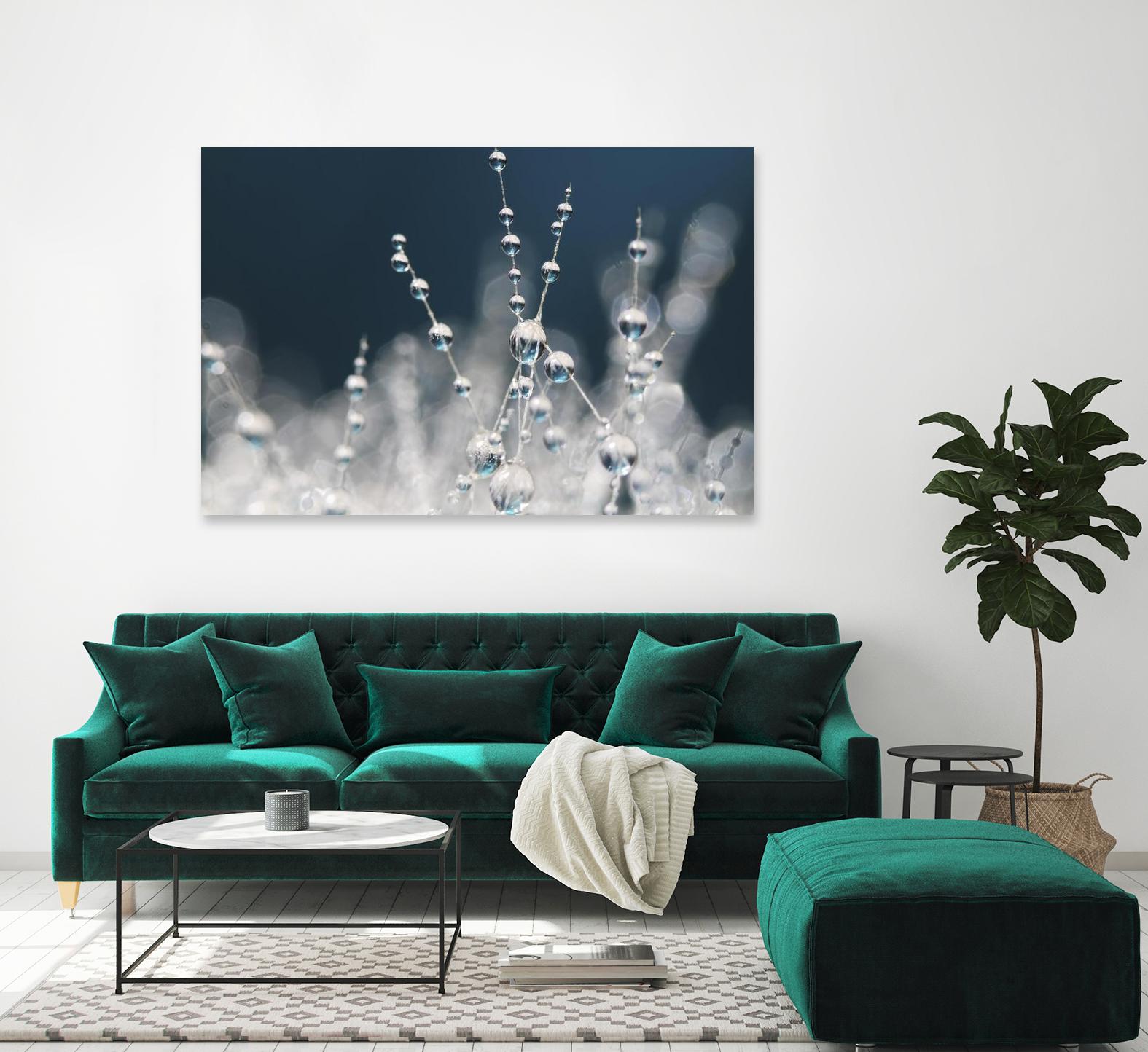 Snow white Ice blue by Sharon Johnstone on GIANT ART - white winter scenes