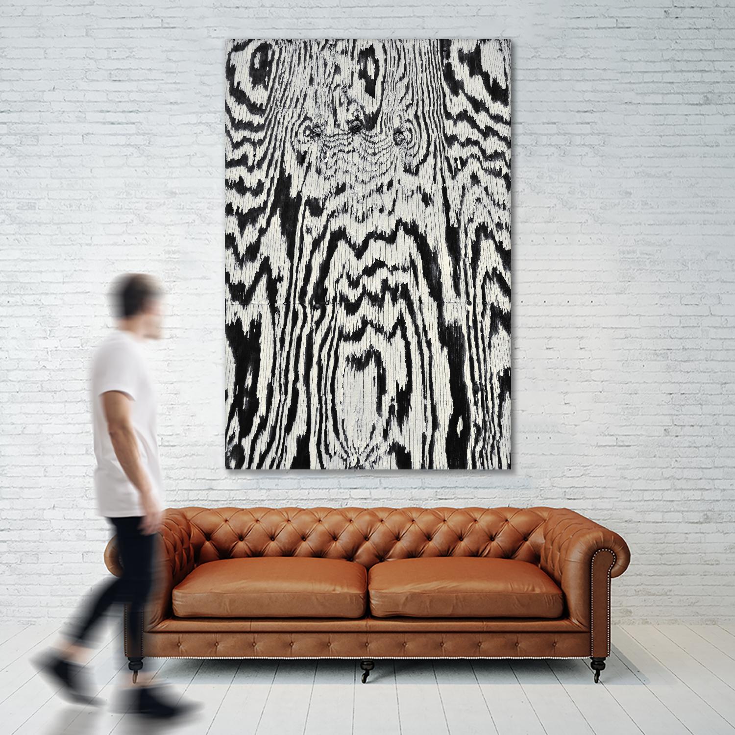 Zebra by Caleb Troy on GIANT ART - white abstract