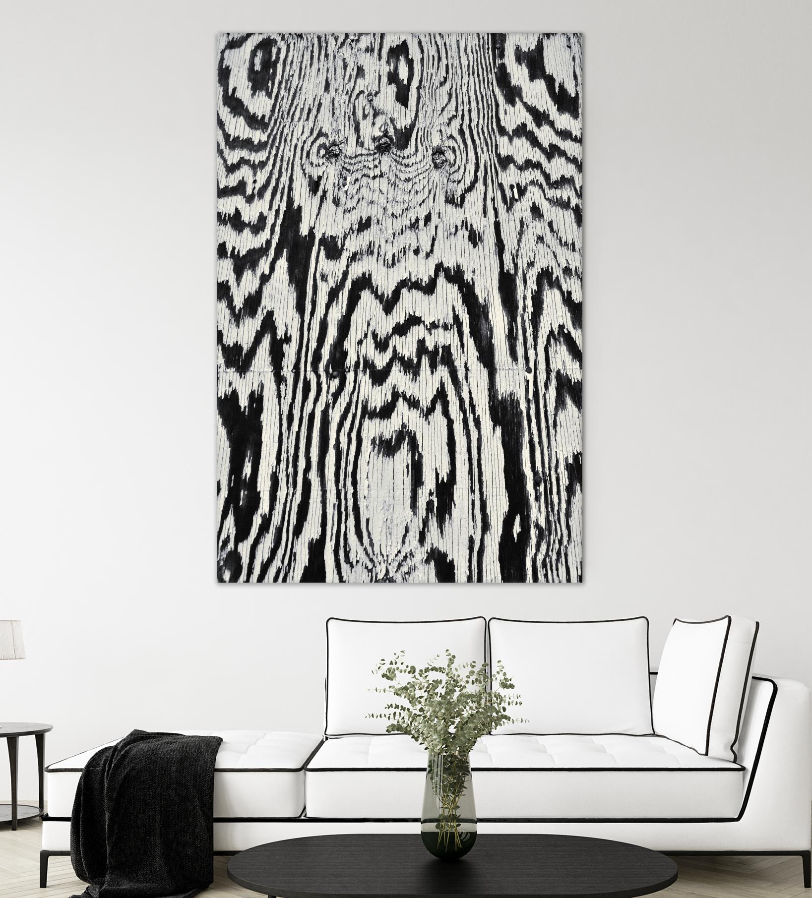 Zebra by Caleb Troy on GIANT ART - white abstract