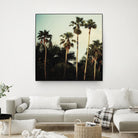 Beverly Hills I by Chelsea Victoria on GIANT ART - green botanical palm tree