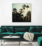Beverly Hills I by Chelsea Victoria on GIANT ART - green botanical palm tree