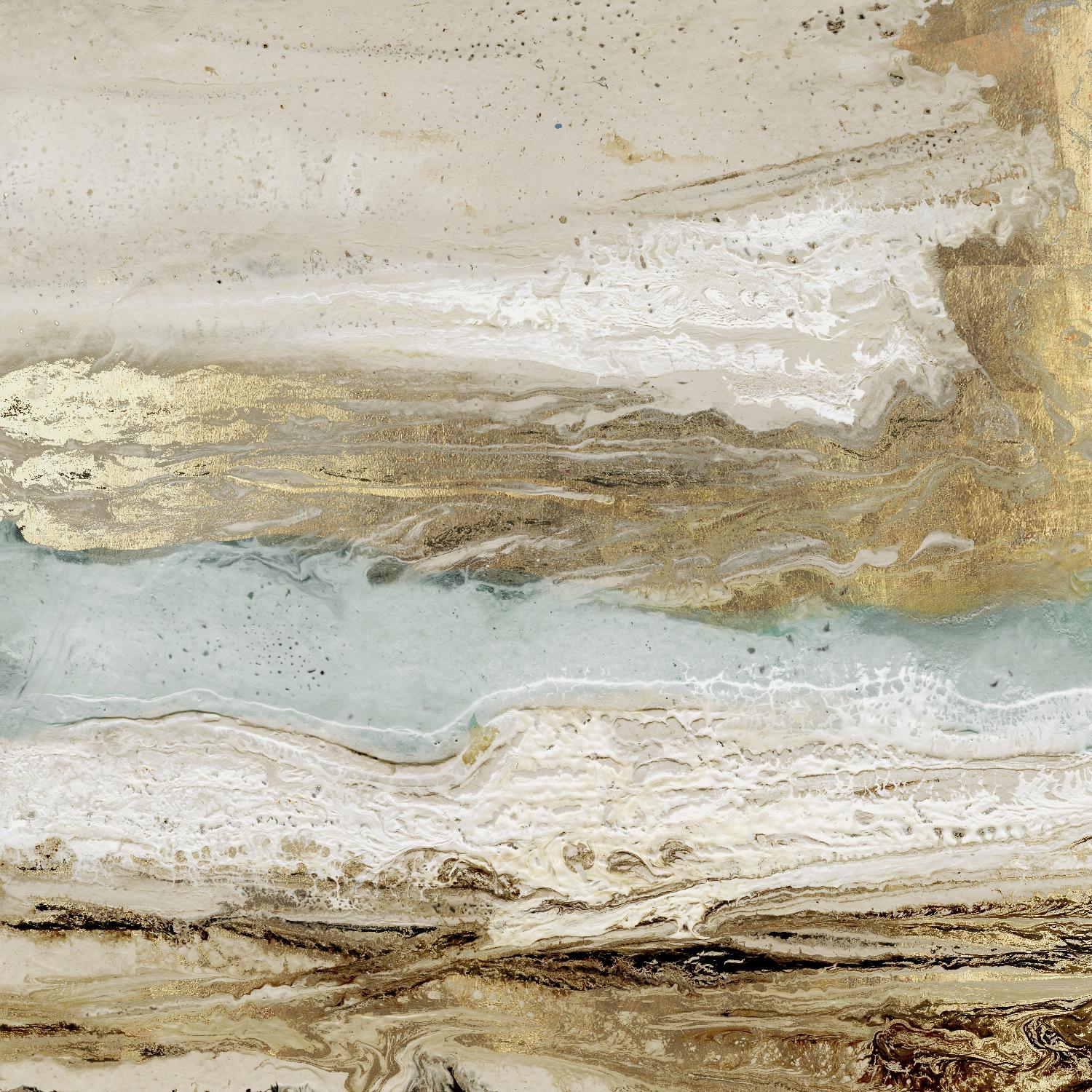 Playa Secreto II by Wendy Kroeker on GIANT ART - beige abstract