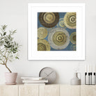 Aboriginal Dot II by Aimee Wilson on GIANT ART - gold abstract