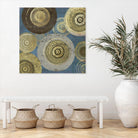 Aboriginal Dot II by Aimee Wilson on GIANT ART - gold abstract